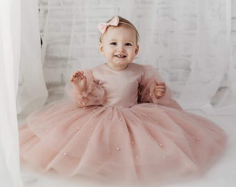 Baby-Mädchen Kleid für besondere Anlässe, ersten Geburtstag Kleid, Baby-Party-Kleid, 1