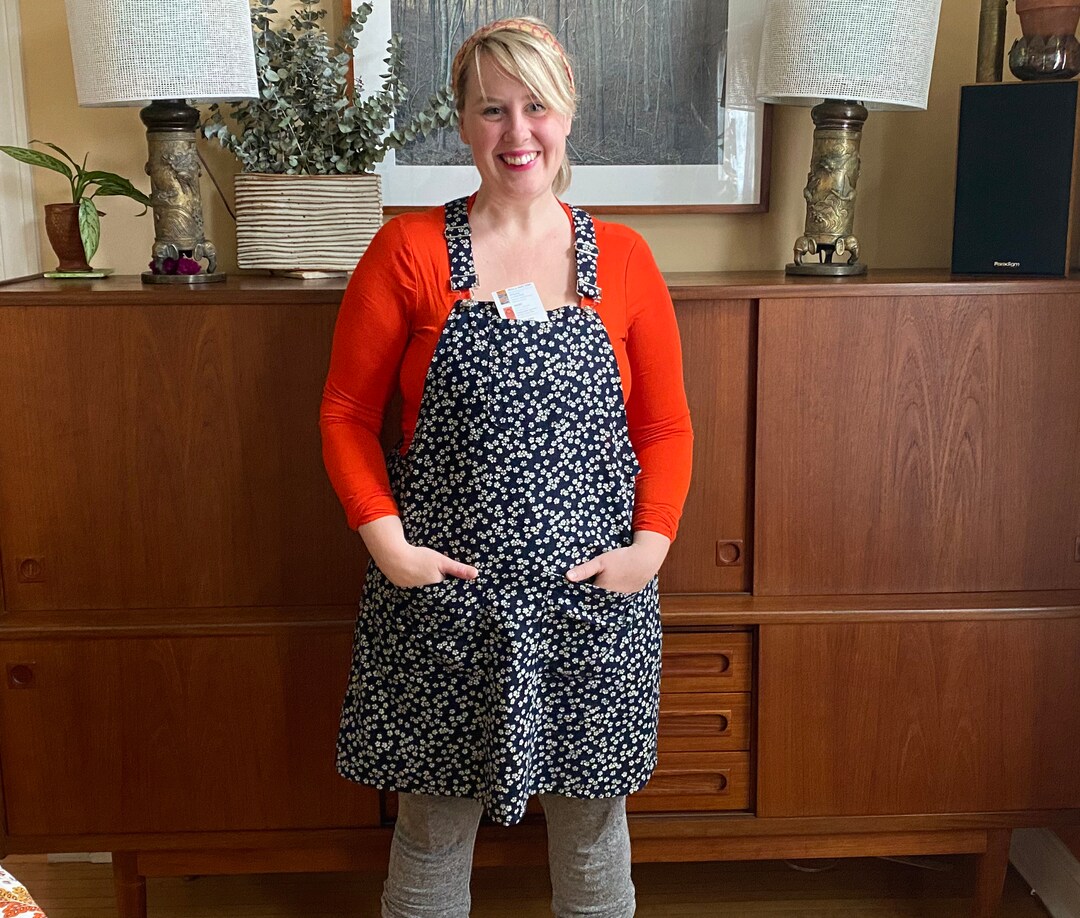 Overall Dress Apron Dress Japanese Cotton Oldfashioned Etsy