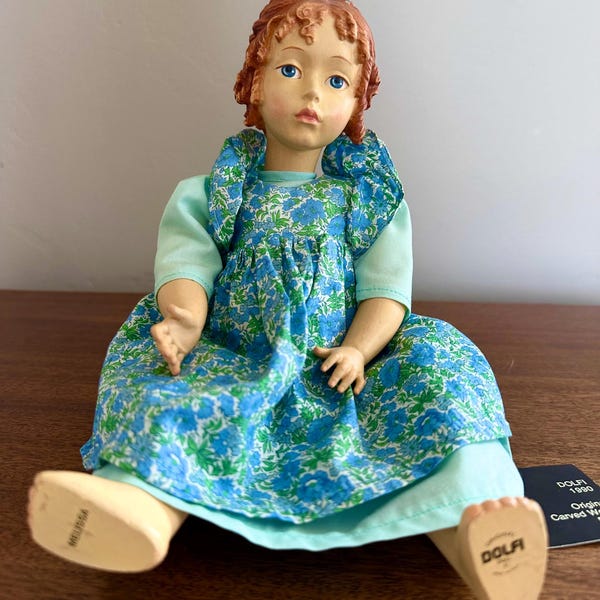 Limited Edition Wooden "Melissa" Doll by Dolfi