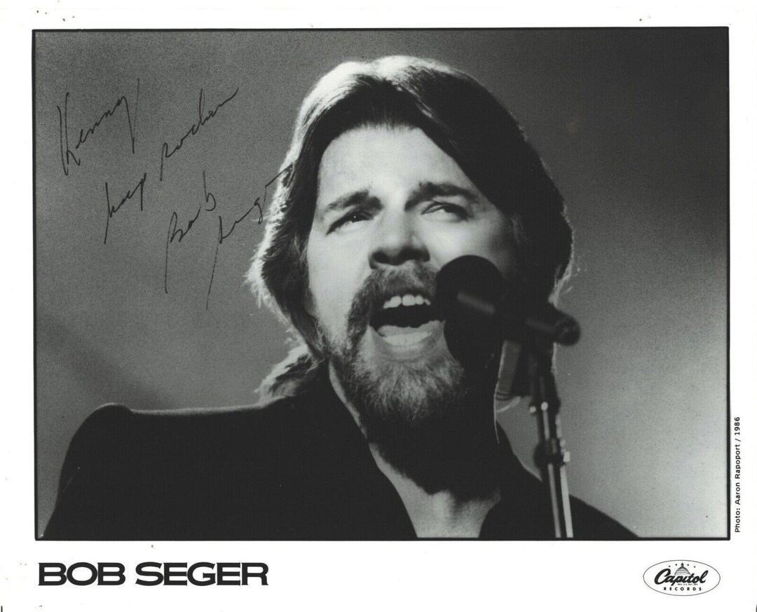 Bob Seger Legendary Singer REAL SIGNED Autographed 8x10 Photo - Etsy