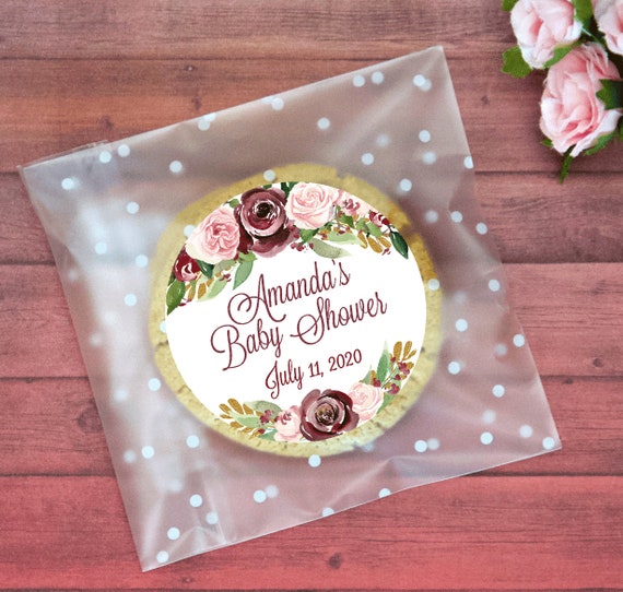 cookie favor bags for baby shower