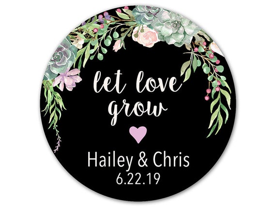 Wedding Favors Wedding Stickers Stickers for Favors | Etsy