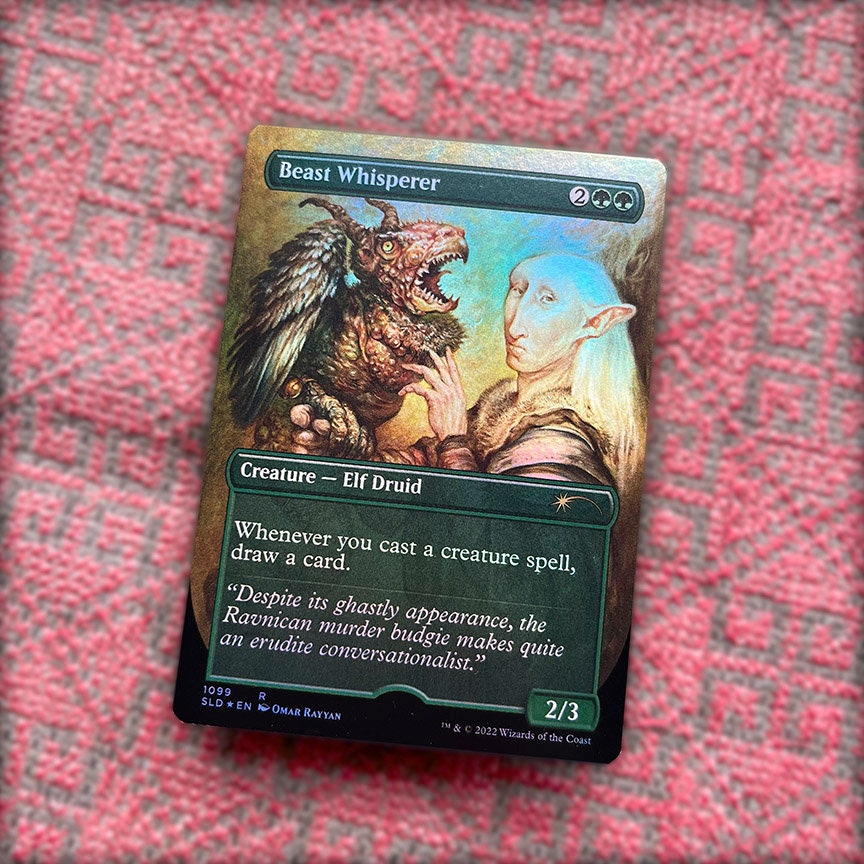 Beast Whisperer Signed Artist Proof Game Card - Magic the