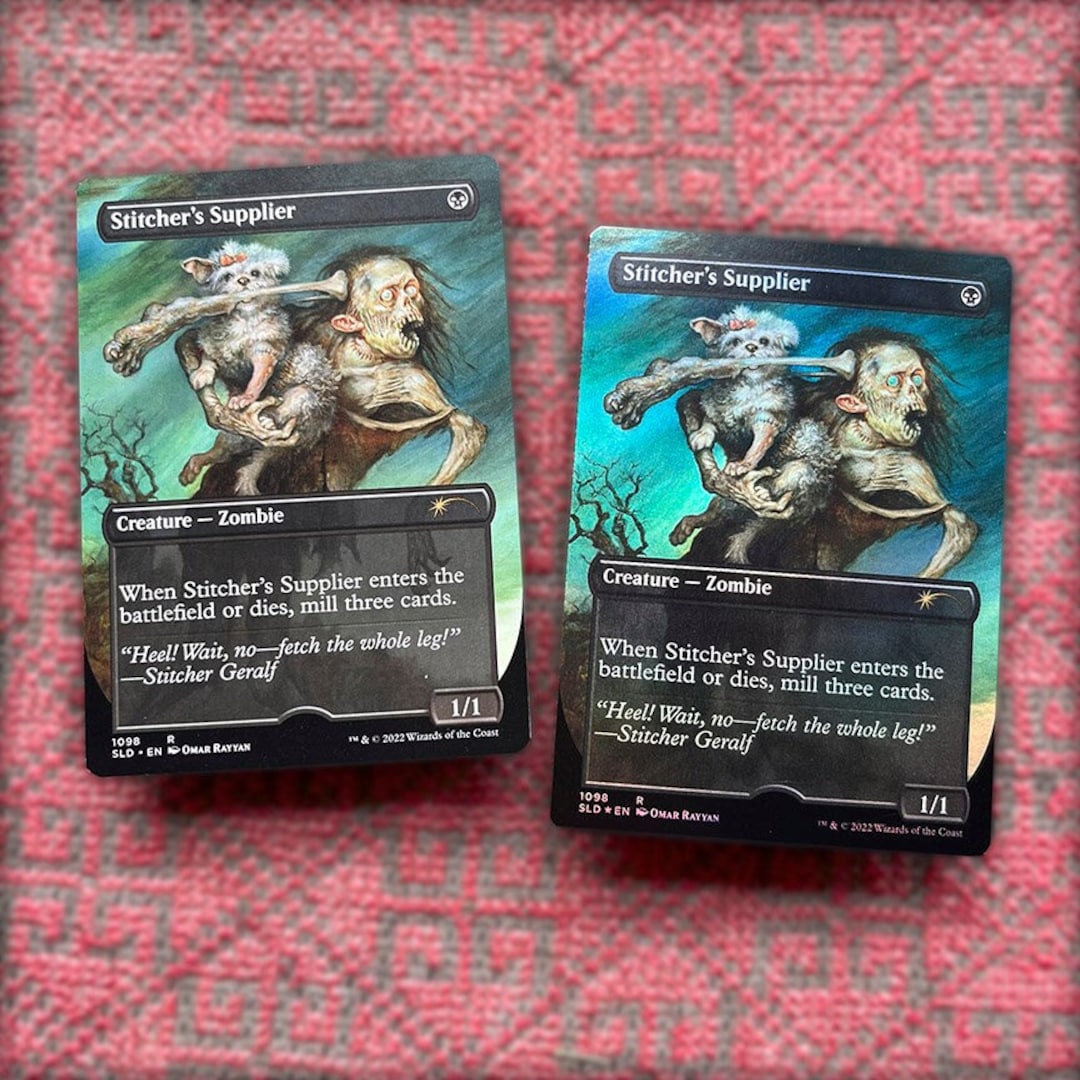 Stitcher's Supplier Signed Artist Proof Game Card Magic Etsy