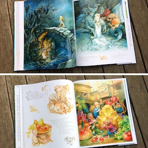 Goblin Market Book illustrated art book by Omar Rayyan Rossetti poem graphic novel literature fantasy image 5