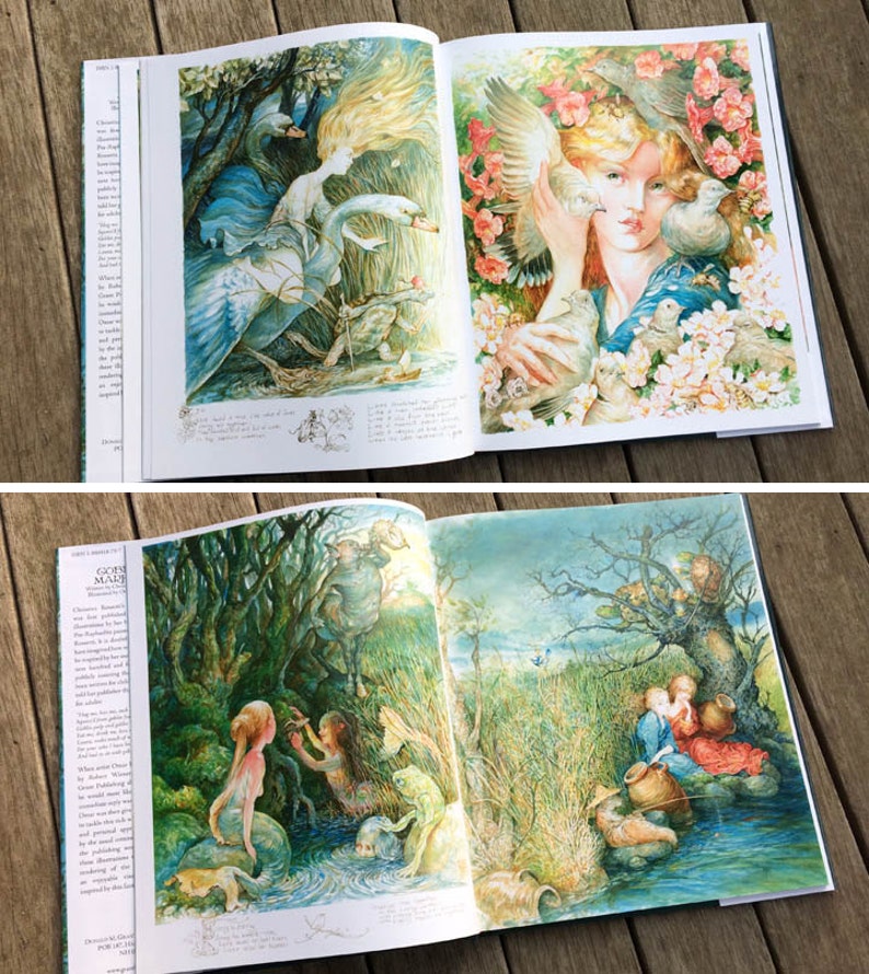 Goblin Market Book illustrated art book by Omar Rayyan Rossetti poem graphic novel literature fantasy image 2