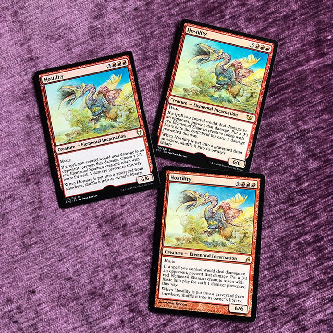 Hostility Signed Artist Proof Game Card Magic the Gathering - Etsy