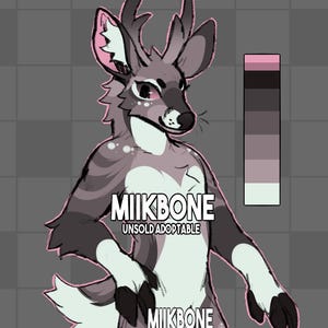 deer anthro furry adoptable