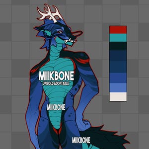 eastern dragon anthro furry adoptable