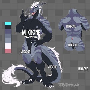 eastern dragon anthro furry adoptable