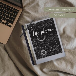 Life Planner, Project Planner, E-Ink Tablet, Template, Interactive PDF, Logs, Actions & Milestones, Meeting Notes, Digital Planner