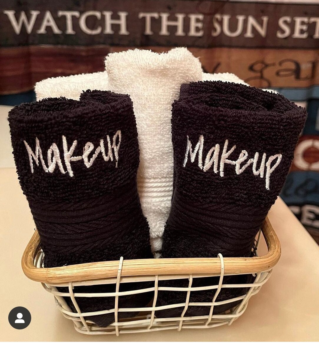Airbnb Makeup Towel Etsy