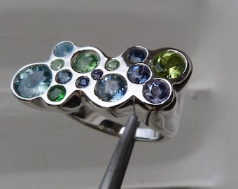 Only on order, silverring, sapphire, tanzanite, peridot...: IMPORTANT,French vat is included,20% off for US, australian, canadian buyers