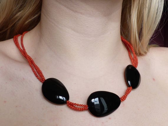 Collier Argent 925 Multicolore Avec Pierres Naturelles (magnésite, Opale, Grenat, Etc.) - Bimonia Neuf