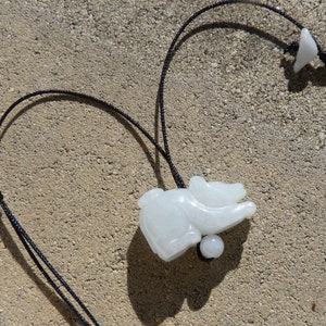 Necklace, chinese zodiac, rat, jade, jadeite: Important, French vat is included,20% off for US, australian and canadian buyers