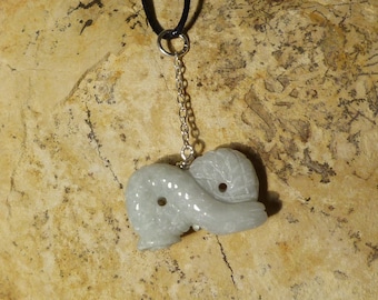 Silver pendant, chinese zodiac, snake, jade, jadeite: Important, French vat is included,20% off for US, australian and canadian buyers