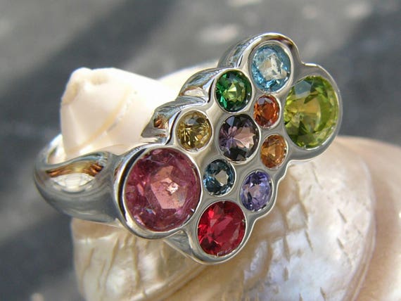 Only on order, silverring,ruby sapphire, tanzanite, peridot...: IMPORTANT,French vat is included,20% off for US, australian, canadian buyers