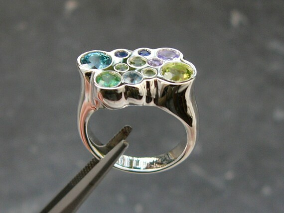 Only on order, silverring, sapphire, tanzanite, peridot...: IMPORTANT,French vat is included,20% off for US, australian, canadian buyers