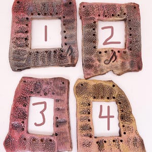 Pottery for Weaving Window rectangular loom style, Choice of Colors Style