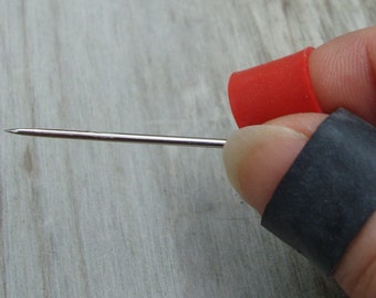 Needle Grabber Duo Tool for needle workers,  You Choose the Size, Rubber Finger Grips