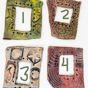 Pottery for Weaving Window rectangular loom style, Choice of Colors Style
