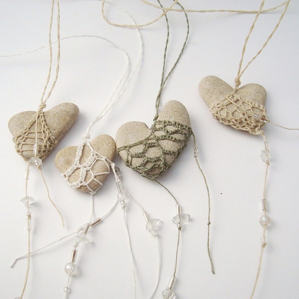 PDF How-To Pattern Instruction, Stone Heart Necklace,Textile Weaving,Instant Download, Woven Jewelry, DIY, Valentine, Fiber Arts, Looping