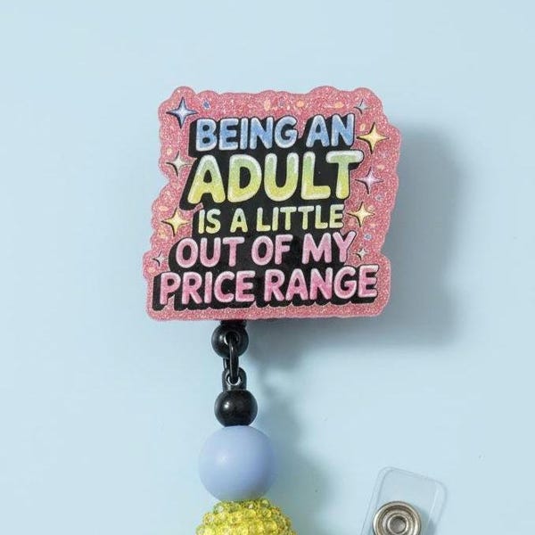 Carrete de insignias con cuentas divertidas: humor para adultos