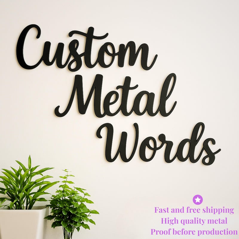 Custom Metal Sign - Etsy