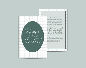 Folleto de Pascua / Tema para jóvenes 2025 / SUD / Mirad hacia Cristo / Descarga digital / Mujeres Jóvenes / Sociedad de Socorro / Primaria / Ministrar