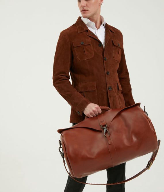 Biker Lederjacke Braune Herrenlederjacke Herren Lederjacke, Braune