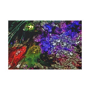 Abstract Wall Art Canvas Print, Vibrant Colors, Modern Home Decor, Unique Gift, Art for Living Room, Colorful Canvas