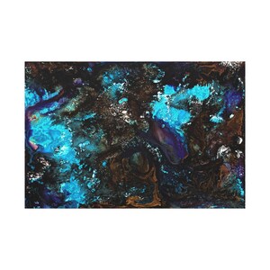 Ocean-Inspired Abstract Canvas Art, Home Decor, Wall Art, Unique Gift, Modern Décor, Art for Living Room