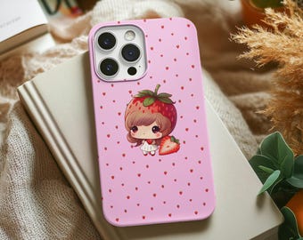 Kawaii Strawberry Phone Case