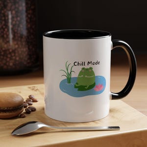 Mug - Chill Mode Frog Coffee Mug (11, 15oz)