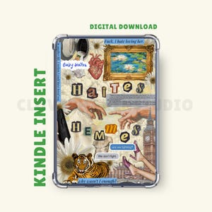 Daisy Haites Kindle Insert: Magnolia Parks, Clear Case Insert, Kindle Printable, Digital Download