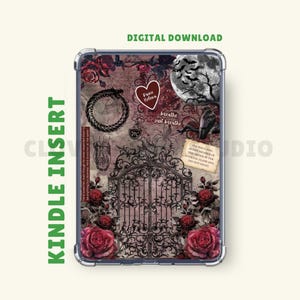 Inserto per custodia Kindle ispirato ad Alchemised (Kindle Colorsoft, Paperwhite, Basic stampabile) Download digitale