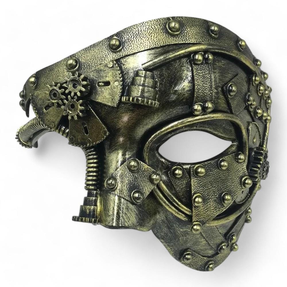 Goth Half Face Mask