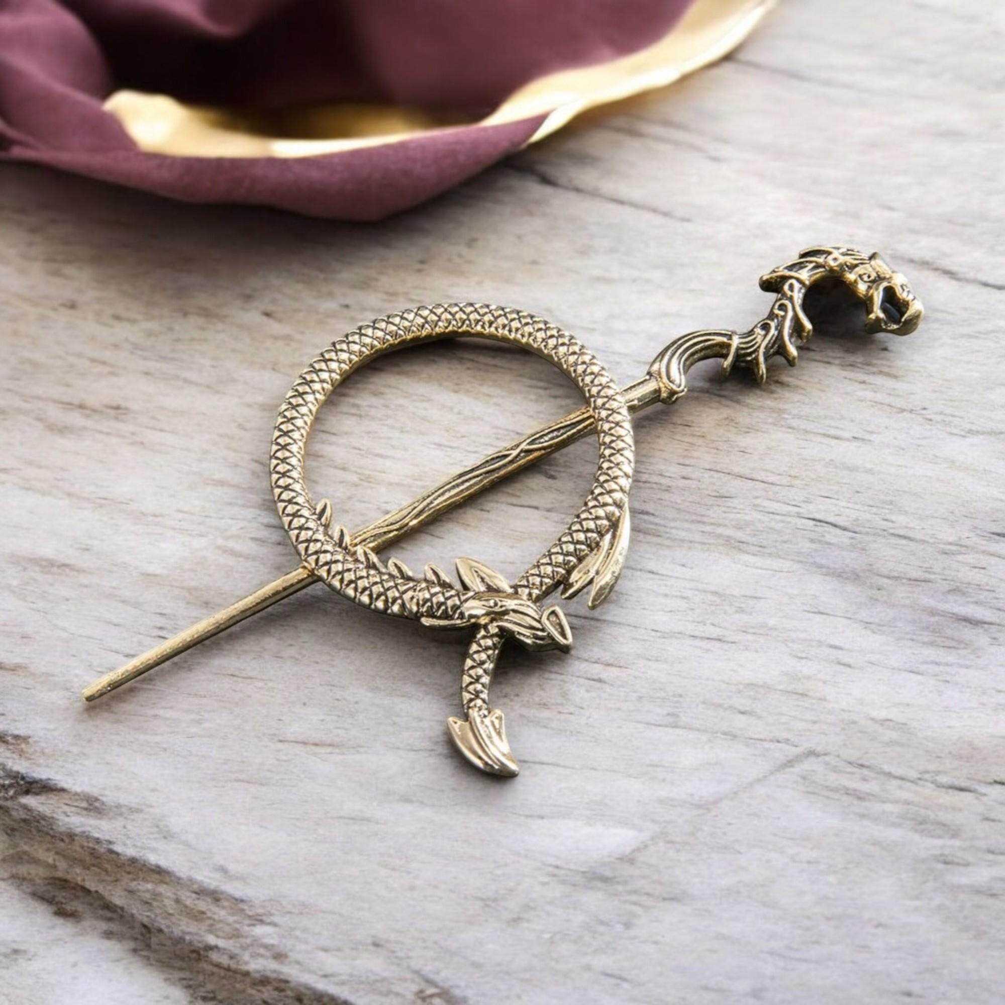 Dragon Hairpin For Women, Fantasy Hair Accessories, Cosplay Hair Stick, Mythical Creature Jewelry, Gothic Hair Clip, Perfect Gift Idea