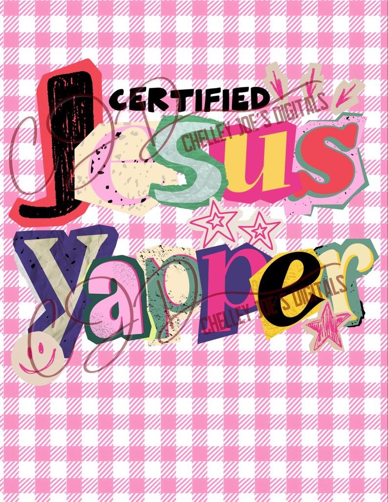 Jesus Yapper, Certified Yapper, Viral PNG - Etsy