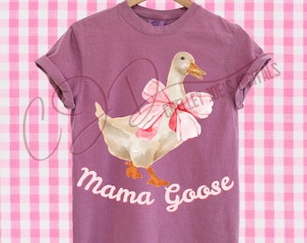 Mama Goose, Goose with bow, Coquette Goose, Girly goose, Mama, Mothers Day