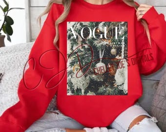 Vintage Christmas Magazine, Fashion Magazine, Magazine Cover, Trending, Viral