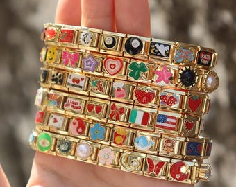 925 Sterling Silver Vintage Mexico Square Link Bracelet 6.25