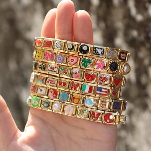 Italian charm bracelet - Etsy 日本 Italian charm bracelet - Etsy 日本