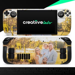 Custom Add Your Own Image or Design | Vinyl Skin Wrap | Protective Cover Decal for Valve Steam Deck Console (LCD or OLED)