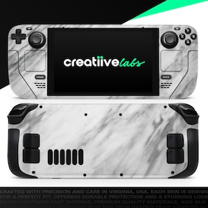 Slate Marble Surface V10 | Vinyl Skin Wrap | Protective Cover Decal for Valve Steam Deck Console (LCD or OLED)