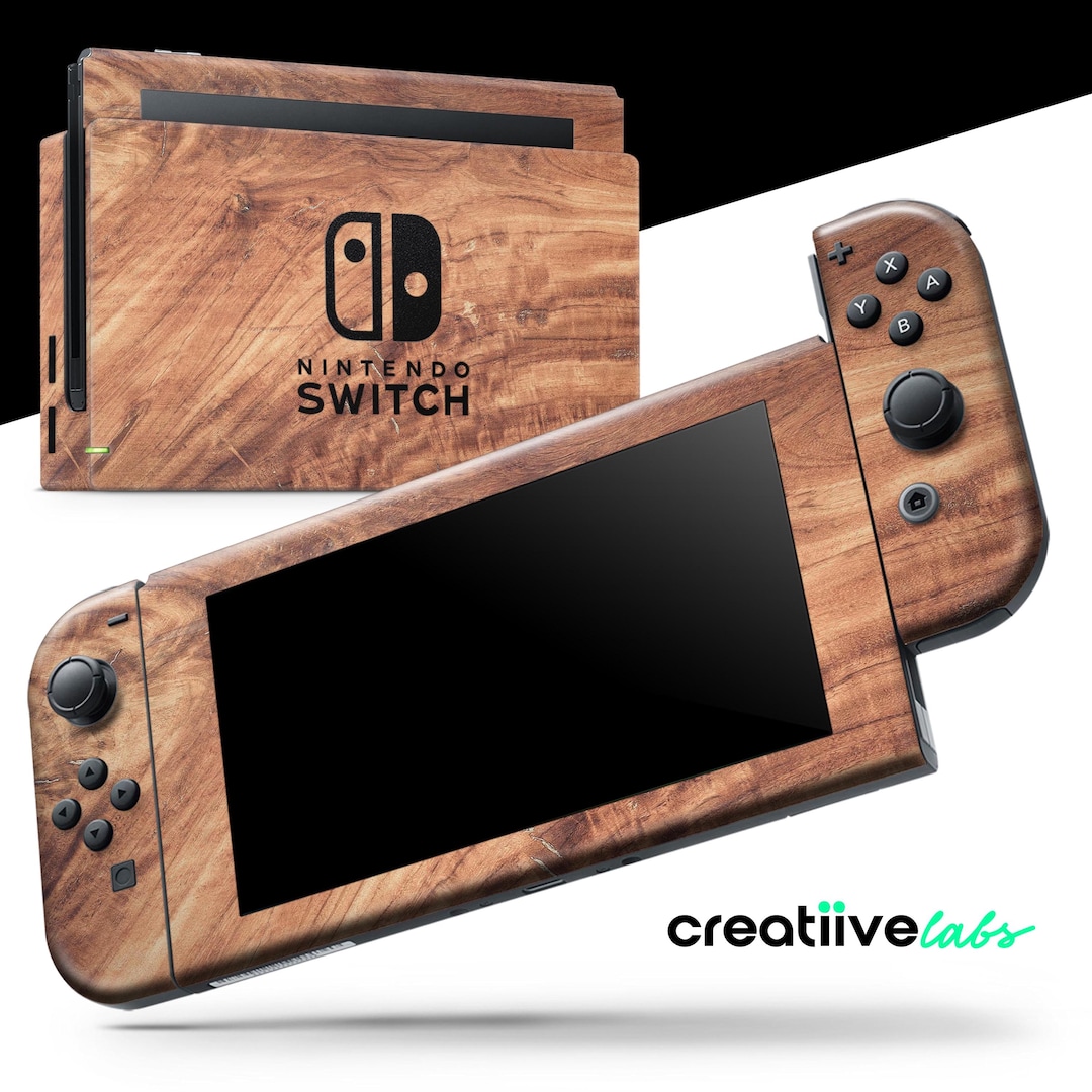 Expensive Switch Controller Luxury Natural Wood V5 | Skin Wrap for Nintendo Switch 2 Console + OLED ...