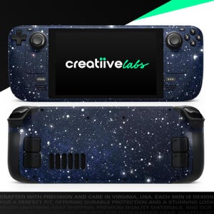 Bright Starry Sky | Vinyl Skin Wrap | Protective Cover Decal for Valve Steam Deck Console (LCD or OLED)