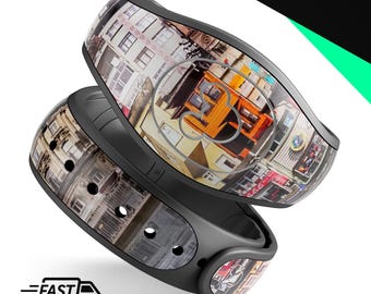 Istanbul Canal Collage | Vinyl Decal Skin for Disney MagicBand Plus, 2.0 Wrap Waterproof Magic Band Sticker | Ready to Ship