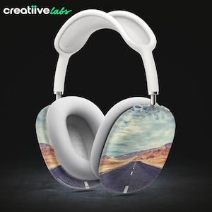 Desert Road | Protective Vinyl Wraps for Long-Term Durability and Protection for Airpods Max | Matte/Gloss Finish
