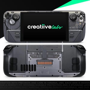 Internals v1 | Vinyl Skin Wrap | Protective Cover Decal for Valve Steam Deck Console (LCD or OLED)
